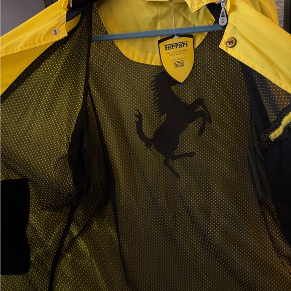 VINTAGE 1998 Ferrari F1 Racing Windbreaker with Removable Hood NWT - Picture 9 of 16